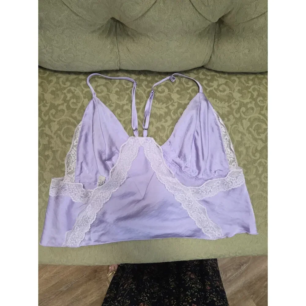 Free People Intimately Free People Silk Lace Top Medium